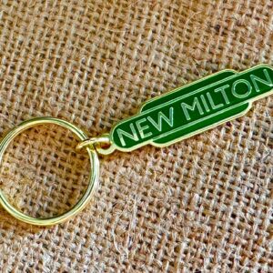 NEW MILTON Station Keyring