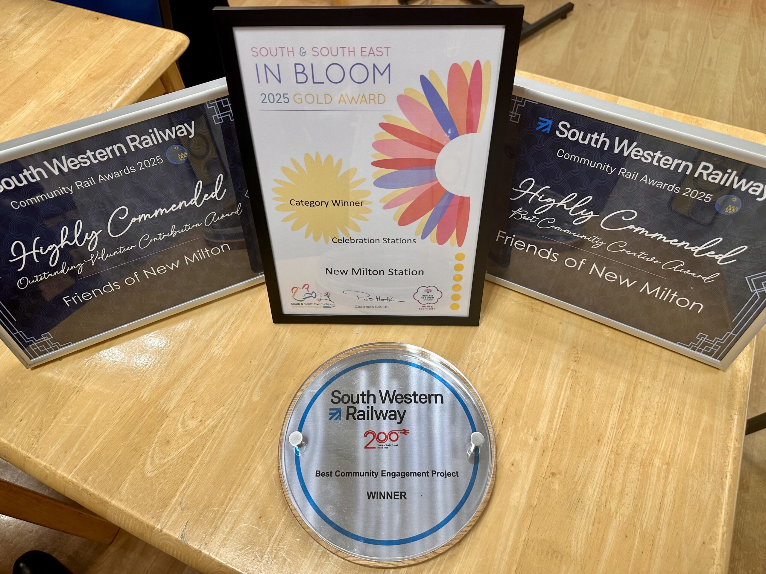 New Milton is a multi-award-winning station!